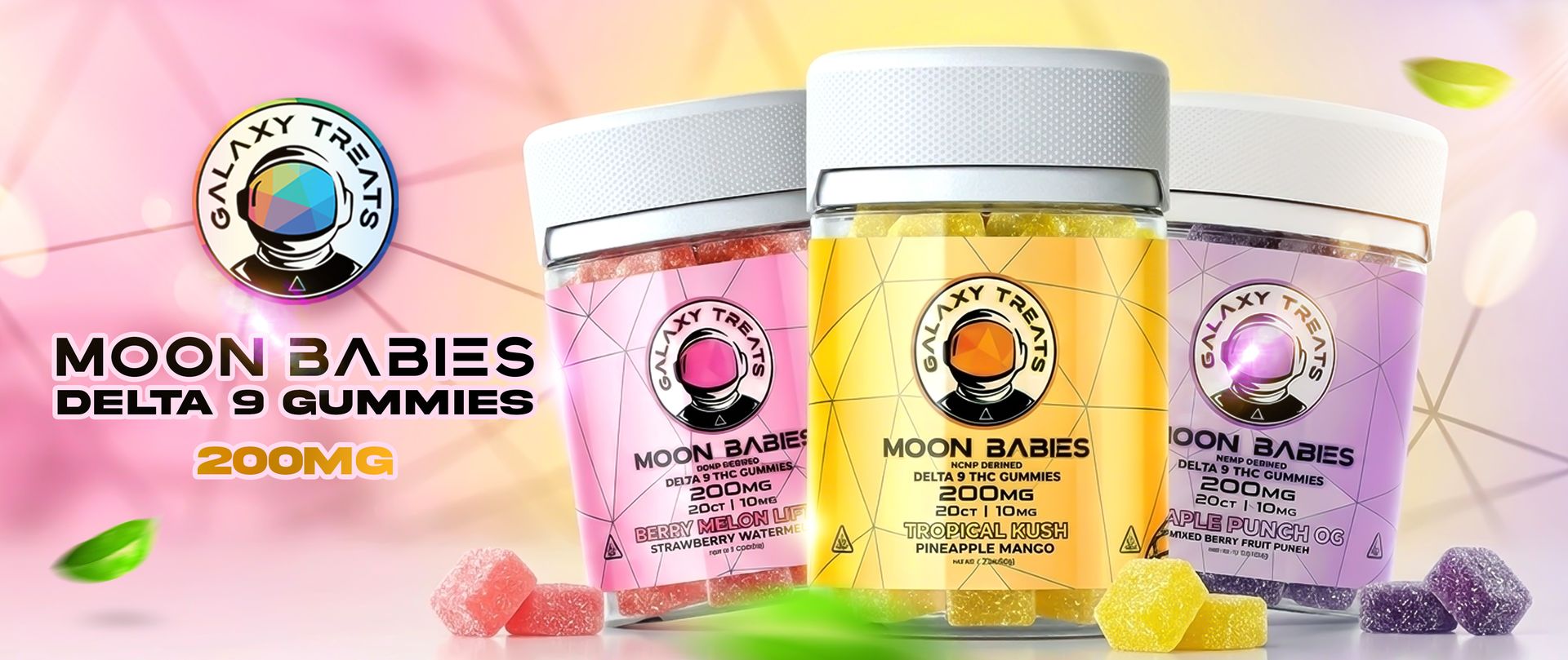 Galaxy Treats Moon Babies Gummies